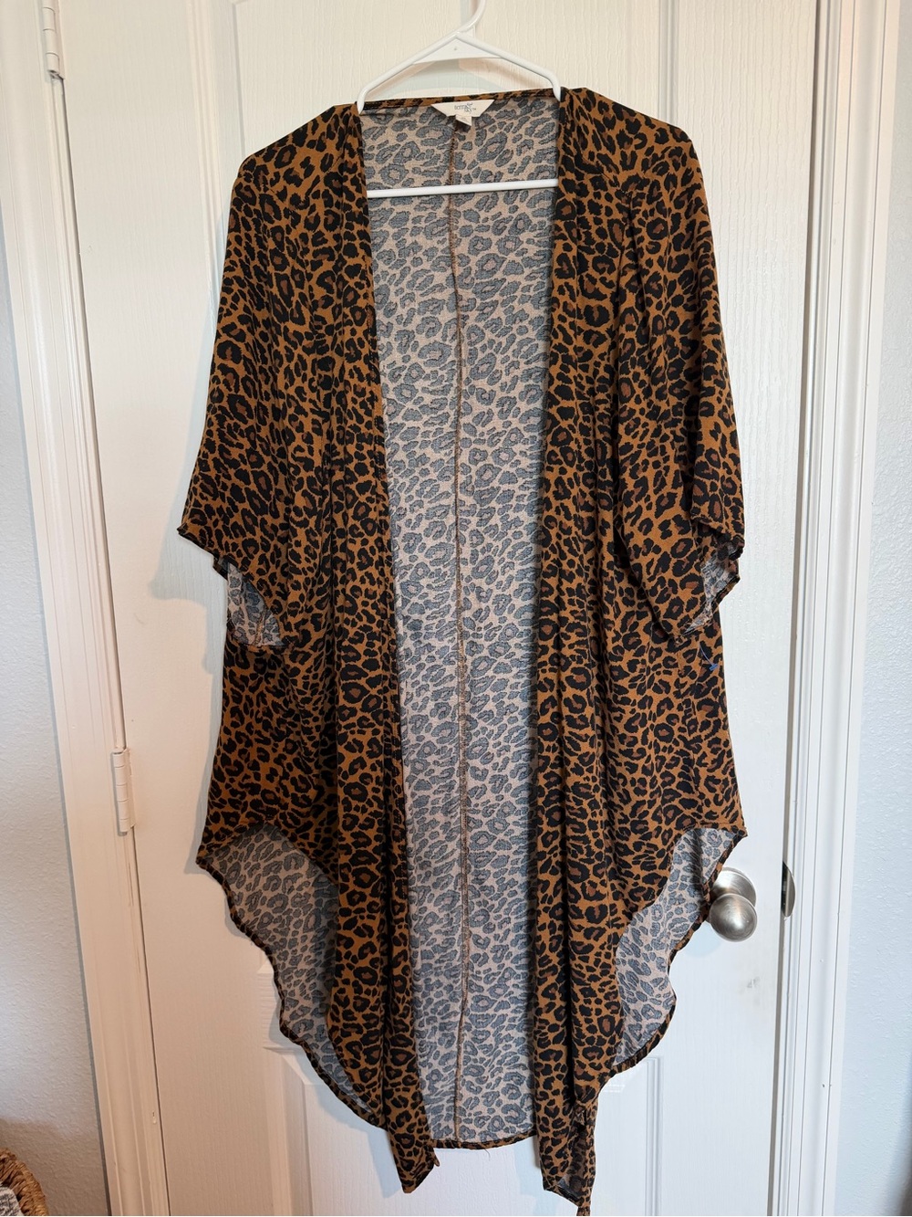 Terra sky leopard kimono